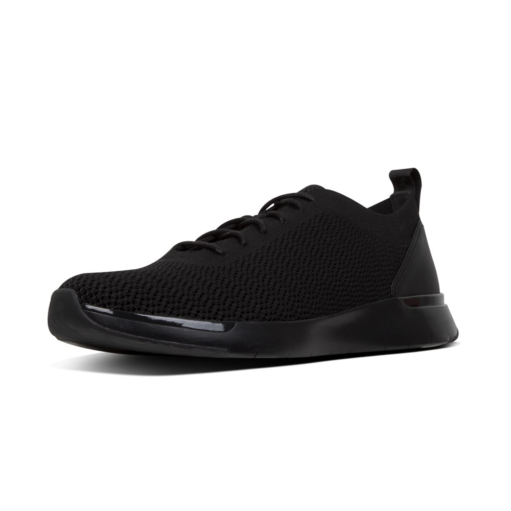 Fitflop Mens Sneakers Black - Flexknit - 95NKYMDIH